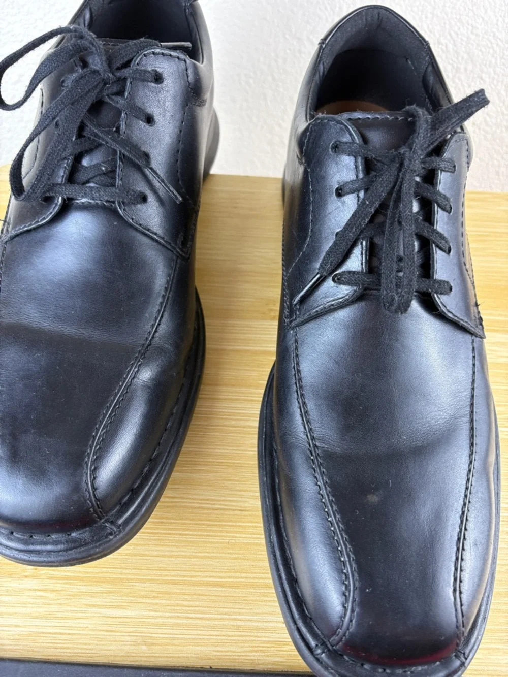 Clarks Men's Kempton Run Black Lace Up Size 12